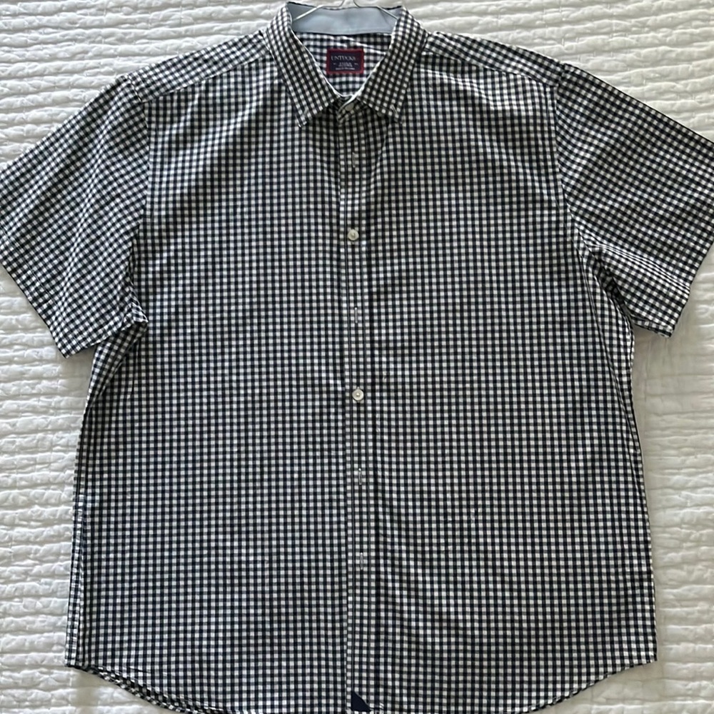 UNTUCKit SS Gingham Shirt